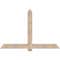 Ekena Millwork Eugene Smooth Timber Gable Bracket, Douglas Fir, 72"W x 48"H x 5 1/2"D x 5 1/2"F, 16/12 Pitch GBW072X48X0606EUG00SDF - alternate 1